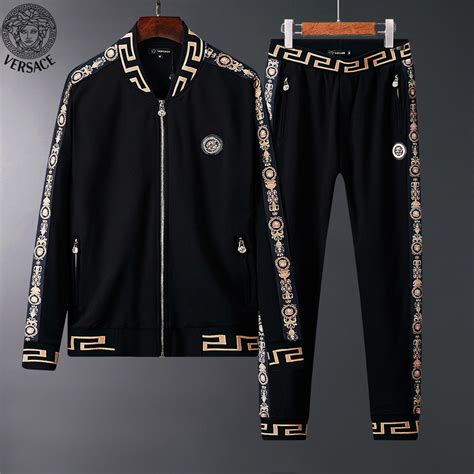 versace men outfit|velvet tracksuit men's versace.